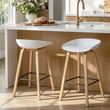 Load image into Gallery viewer, Kai Metal Bar Stool 75cm - Set of 2 - White