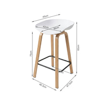 Load image into Gallery viewer, Kai Metal Bar Stool 75cm - Set of 4 - White