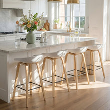 Load image into Gallery viewer, Kai Metal Bar Stool 75cm - Set of 4 - White