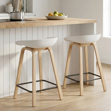 Load image into Gallery viewer, Kai Metal Bar Stool 65cm - Set of 2 - White