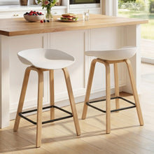 Load image into Gallery viewer, Kai Metal Bar Stool 65cm - Set of 2 - White