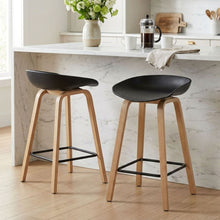 Load image into Gallery viewer, Kai Metal Bar Stool 65cm - Set of 4 - Black