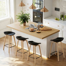 Load image into Gallery viewer, Kai Metal Bar Stool 65cm - Set of 4 - Black