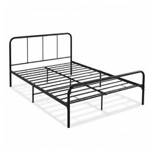 Load image into Gallery viewer, Bolt Double Metal Bed Frame - Black