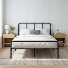 Load image into Gallery viewer, Bolt Double Metal Bed Frame - Black