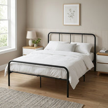 Load image into Gallery viewer, Bolt Double Metal Bed Frame - Black
