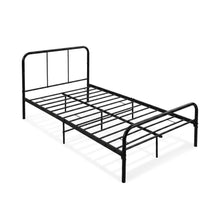 Load image into Gallery viewer, Bolt King Single Metal Bed Frame - Black