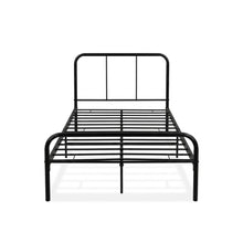 Load image into Gallery viewer, Bolt King Single Metal Bed Frame - Black