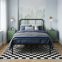 Load image into Gallery viewer, Bolt King Single Metal Bed Frame - Black