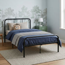 Load image into Gallery viewer, Bolt King Single Metal Bed Frame - Black