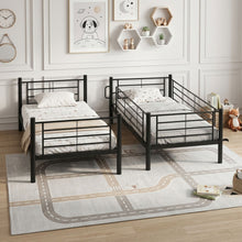 Load image into Gallery viewer, Graid Single Metal Bunk Bed Frame - Black