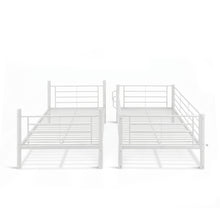 Load image into Gallery viewer, Graid Single Metal Bunk Bed Frame - White