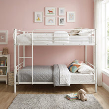 Load image into Gallery viewer, Graid Single Metal Bunk Bed Frame - White
