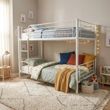 Load image into Gallery viewer, Graid Single Metal Bunk Bed Frame - White