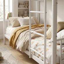 Load image into Gallery viewer, Graid Single Metal Bunk Bed Frame - White