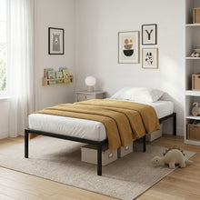 Load image into Gallery viewer, Lite Single Metal Bed Frame - Black