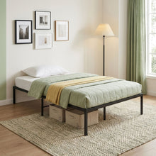 Load image into Gallery viewer, Lite King Single Metal Bed Frame - Black