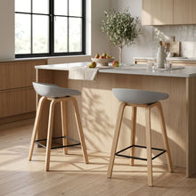 Load image into Gallery viewer, Kai Metal Bar Stool 65cm - Set of 2 - Grey