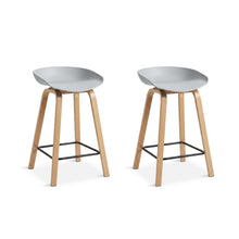 Load image into Gallery viewer, Kai Metal Bar Stool 65cm - Set of 2 - Grey