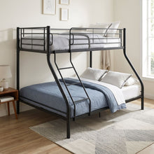 Load image into Gallery viewer, Link Metal Triple Bunk Bed Frame - Black
