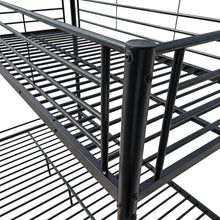 Load image into Gallery viewer, Link Metal Triple Bunk Bed Frame - Black