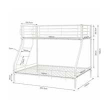 Load image into Gallery viewer, Link Metal Triple Bunk Bed Frame - White