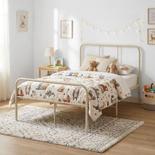 Load image into Gallery viewer, Bolt King Single Metal Bed Frame - Light Khaki