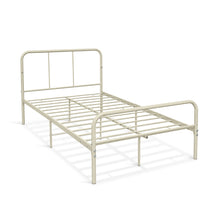 Load image into Gallery viewer, Bolt King Single Metal Bed Frame - Light Khaki
