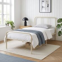 Load image into Gallery viewer, Bolt Single Metal Bed Frame - Light Khaki