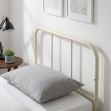 Load image into Gallery viewer, Bolt Single Metal Bed Frame - Light Khaki