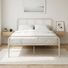 Load image into Gallery viewer, Bolt Double Metal Bed Frame - Light Khaki