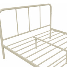 Load image into Gallery viewer, Bolt Double Metal Bed Frame - Light Khaki