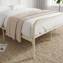 Load image into Gallery viewer, Bolt Queen Metal Bed Frame - Light Khaki