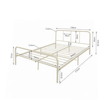 Load image into Gallery viewer, Bolt Queen Metal Bed Frame - Light Khaki