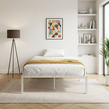 Load image into Gallery viewer, Lite King Single Metal Bed Frame - White