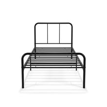 Load image into Gallery viewer, Bolt Single Metal Bed Frame - Black