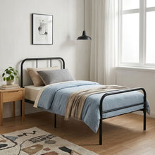 Load image into Gallery viewer, Bolt Single Metal Bed Frame - Black