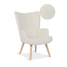 Load image into Gallery viewer, Wing Linen Armchair - Beige