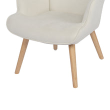 Load image into Gallery viewer, Wing Linen Armchair - Beige