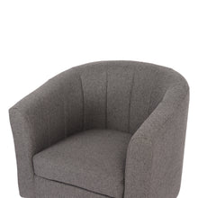 Load image into Gallery viewer, Ash High-Back Linen Armchair - Dark Grey