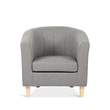 Load image into Gallery viewer, Ash Linen Armchair - Light Grey