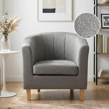 Load image into Gallery viewer, Ash Linen Armchair - Light Grey