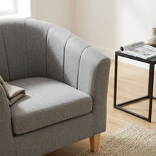 Load image into Gallery viewer, Ash Linen Armchair - Light Grey