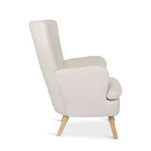 Load image into Gallery viewer, Puff Velvet Armchair - White