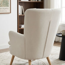 Load image into Gallery viewer, Puff Velvet Armchair - White