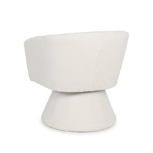Load image into Gallery viewer, lt11099-hug-boucle-swivel-armchair-white-2606255