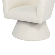 Load image into Gallery viewer, lt11099-hug-boucle-swivel-armchair-white-2606257