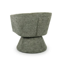 Load image into Gallery viewer, Hug Chenille Swivel Armchair - Dark Green