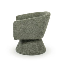 Load image into Gallery viewer, Hug Chenille Swivel Armchair - Dark Green