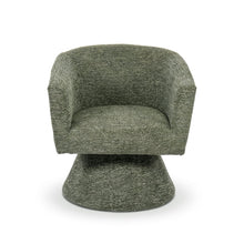 Load image into Gallery viewer, Hug Chenille Swivel Armchair - Dark Green